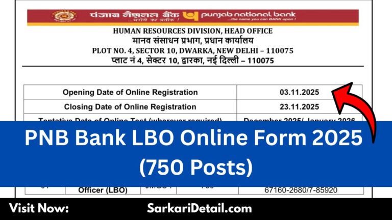 PNB Bank LBO Online Form 2025